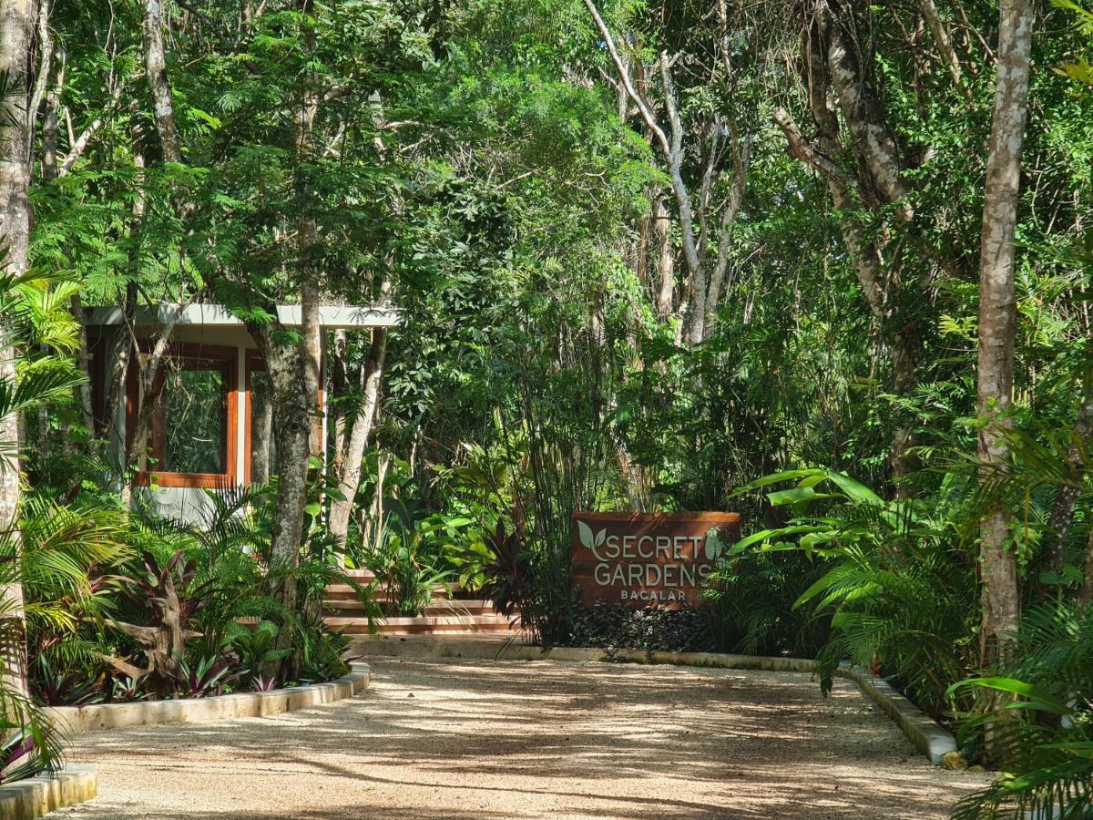 Secret Gardens Bacalar Suite 02 Con Alberca Y Bicicletas Exterior photo